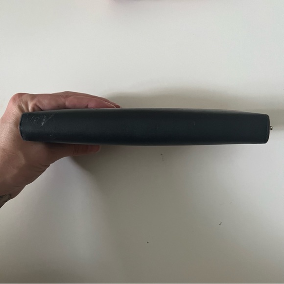 Celine Bicolor Leather Zipper Wallet - Picture 8 of 14